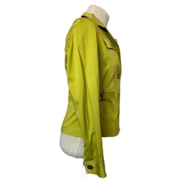 Jones New York Lime Green Jacket l Size S Petite - Picture 2 of 10